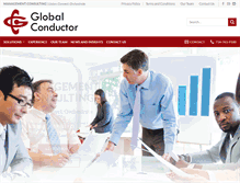 Tablet Screenshot of globalconductor.com
